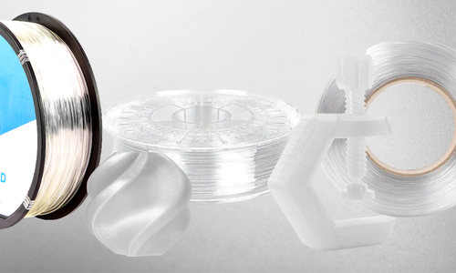 Clear 3D Printer Filament