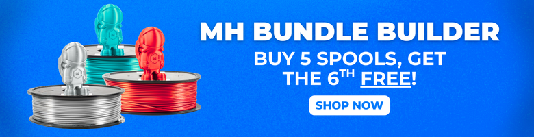 MatterHackers Bundle Builder - Buy 5 spools, get the 6th one for free!