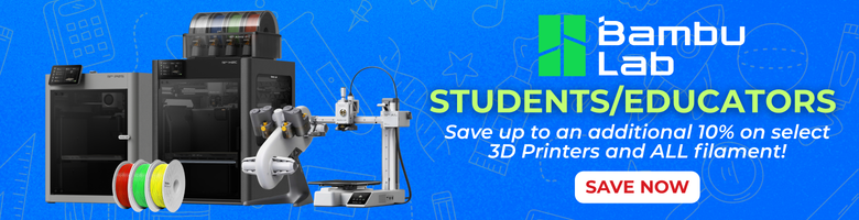 Back-to-School! Save on Bambu Lab 3D Printers, Materials, & Accessories!