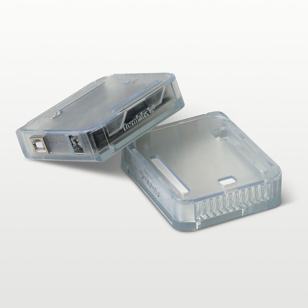 See-through enclosure printed in Alpha Clear Resin