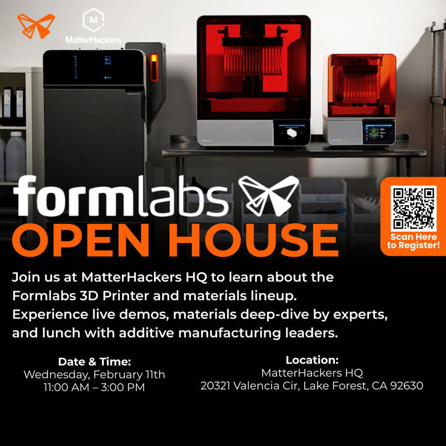 STILL TIME TO REGISTER - Formlabs Open House is Tomorrow!