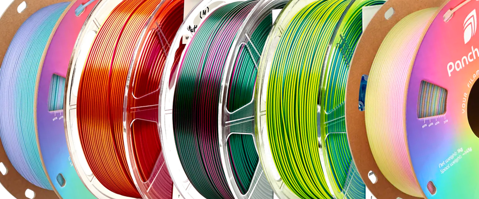 Multi-Color PLA: What’s the Difference Between Quantum, Silk & Gradient Filaments?