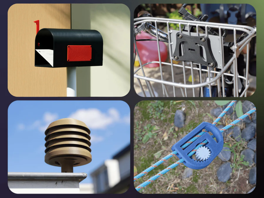 ASA filament is the best choice for 3D printed parts that will be outside and UV-exposed.
