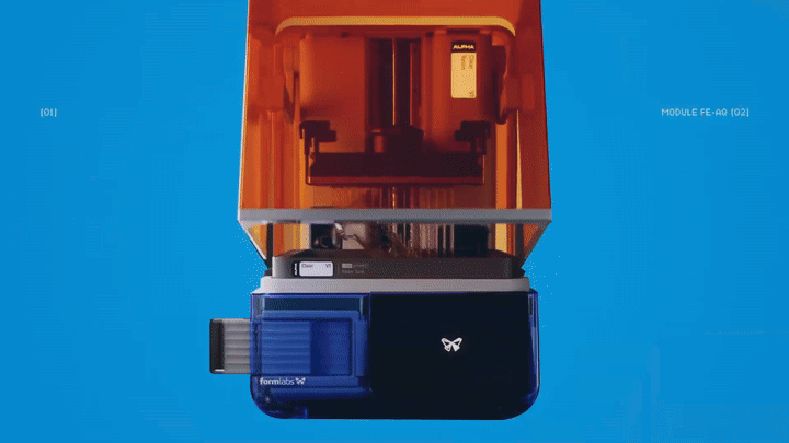 Form Studio 1 Founders Edition colors: Aqua, Teal and Violet