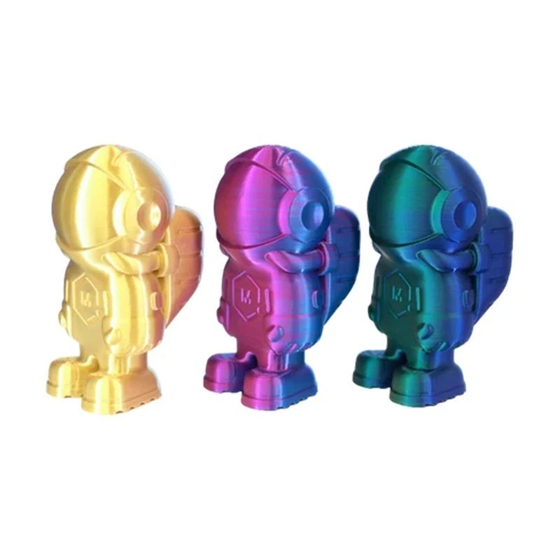 Silk, Matte & Multi-Color PLA 3D Printer Filament