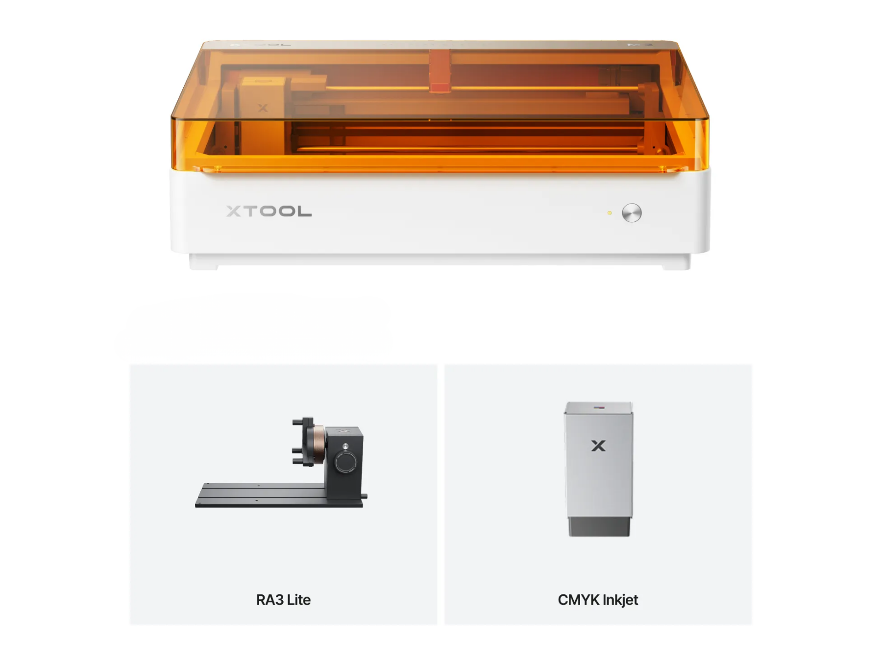 xTool M2 Color Craft Deluxe Bundle with color module and rotary
