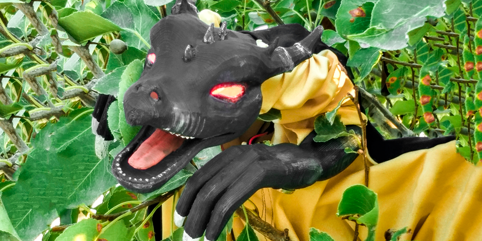 3D Printed Animatronic Dragons