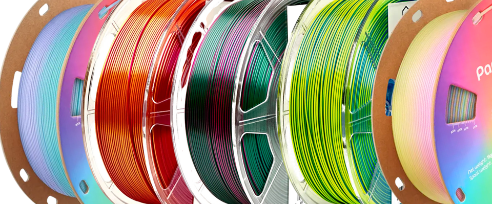Multi-Color PLA: What’s the Difference Between Quantum, Silk & Gradient Filaments?