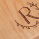 Laser engraved cutting board