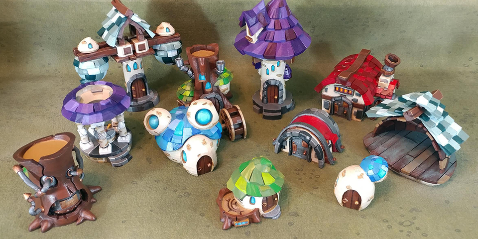 Custom 3D Printed Game Pieces 