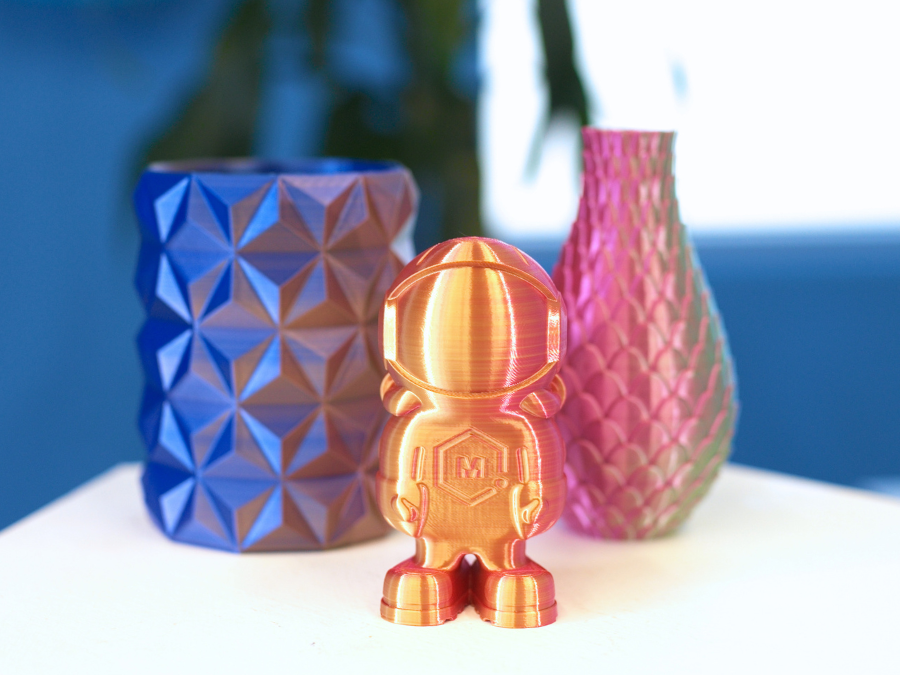 Gold Magenta Silky MH Build Series Magic PLA Filament - 1.75mm (1kg)