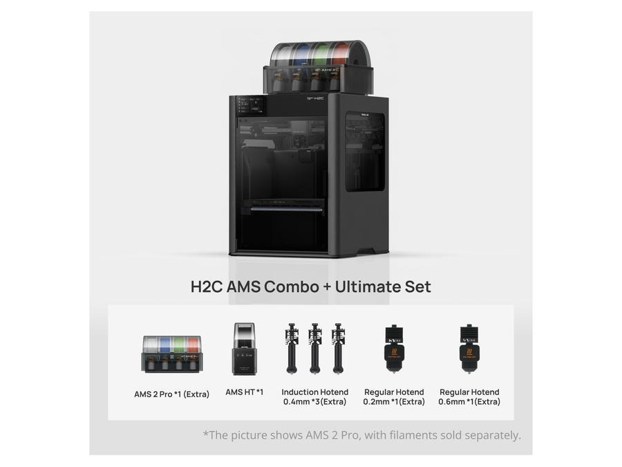 Bambu Lab H2C Combo - Ultimate Starter Kit
