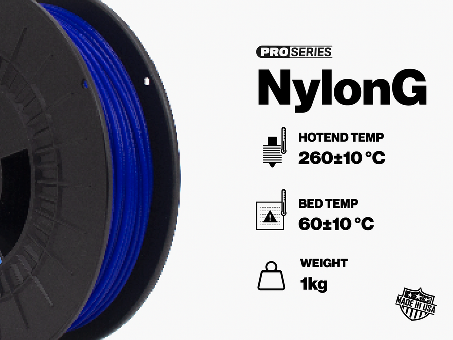 Silver NylonG Glass Fiber Filament - 2.85mm (0.5kg)