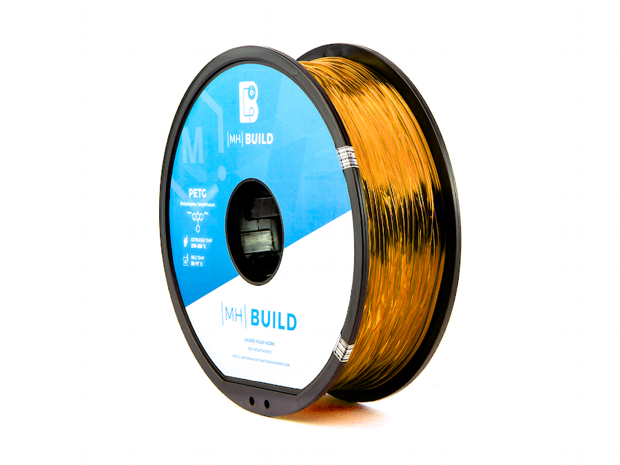 Translucent Orange MH Build Series PETG Filament - 1.75mm (1kg)
