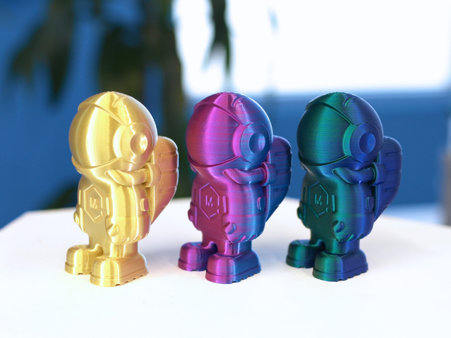 Pink Blue Silky MH Build Series Magic PLA Filament - 1.75mm (1kg)