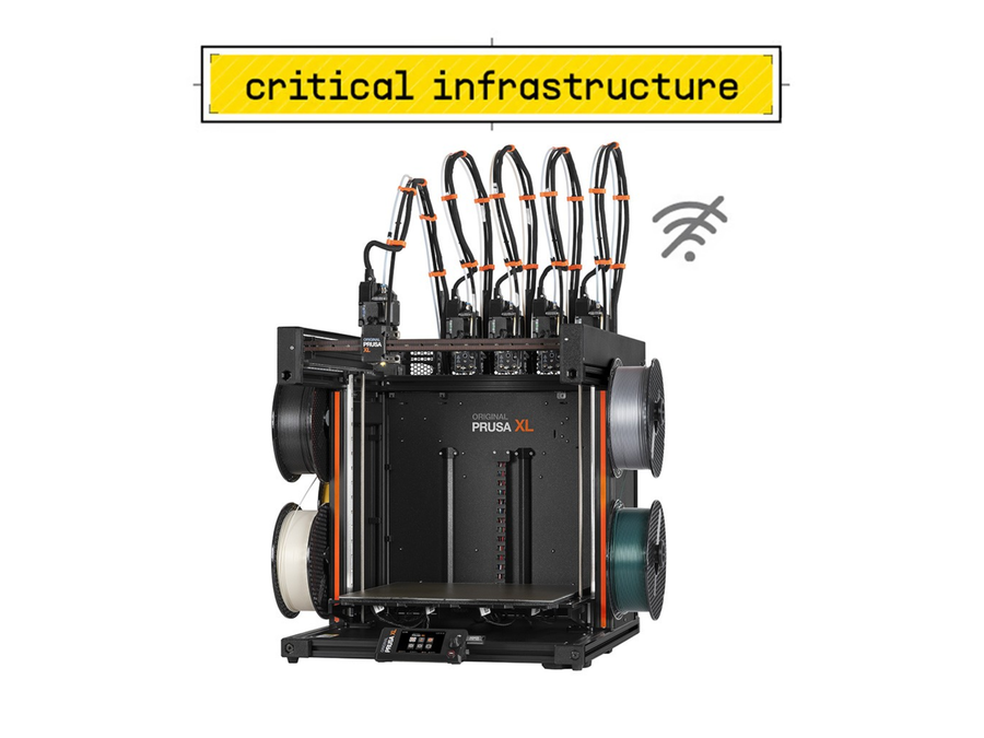 Prusa XL 2-Toolhead 3D Printer Fully Assembled - Critical Infrastructure Edition