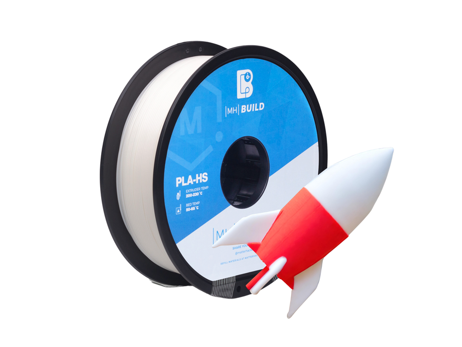 Black MH Build Series High Speed PLA-HS Filament - 1.75mm (1kg)