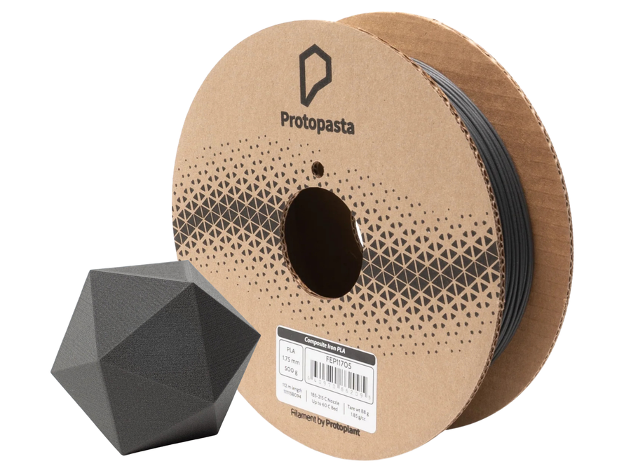Protopasta Magnetic Iron-filled Metal Composite PLA Filament - 1.75mm (0.5kg)