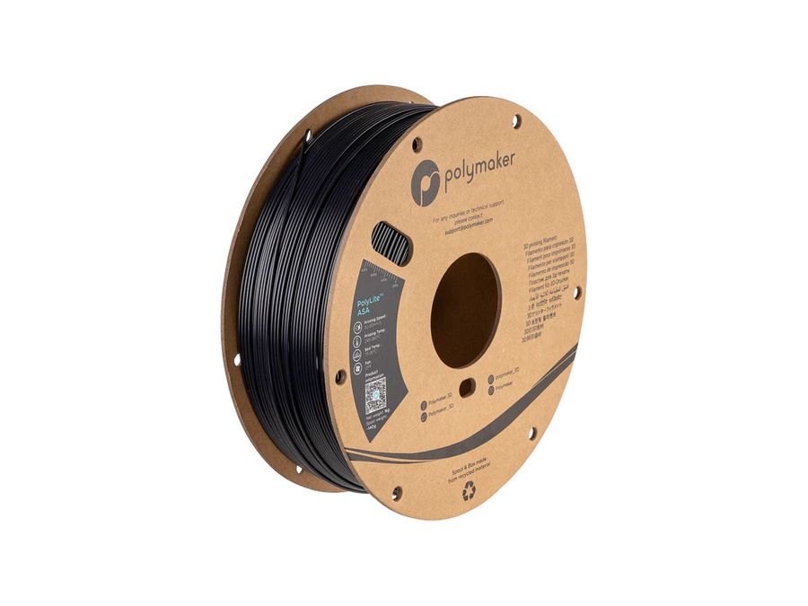 Polymaker PolyLite ASA Black Filament - 1.75mm (1kg)