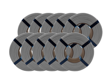 ThriftyMake Gray ABS Filament Refill 10 Pack - 1.75mm (1kg)