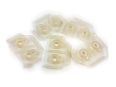 UltiMaker Factor 4 Nozzle Seal / Cover - Trapezoidal / Translucent - 5 Pack