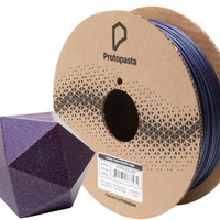 Protopasta Empire Strikes Black Silver Glitter HTPLA Filament - 1.75mm (0.5kg)