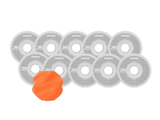 Bambu Lab Orange ABS Filament 10 Pack - 1.75mm (1kg)