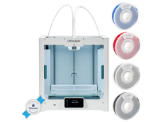 Ultimaker S5 + UltiMakerCare Plan - 1 Year + Advanced PETG Filament Bundle