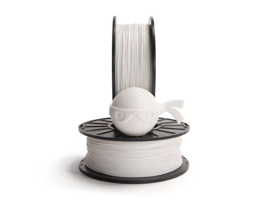 NinjaTek Chinchilla Snow White TPE Filament - 1.75mm (1kg