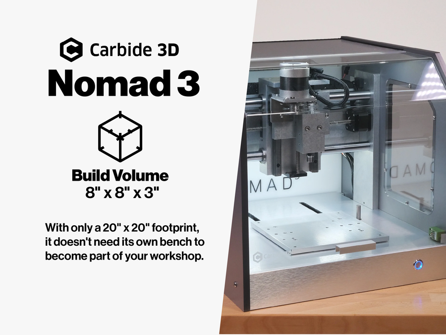 Carbide 3D Nomad 3 CNC Machine - Bamboo