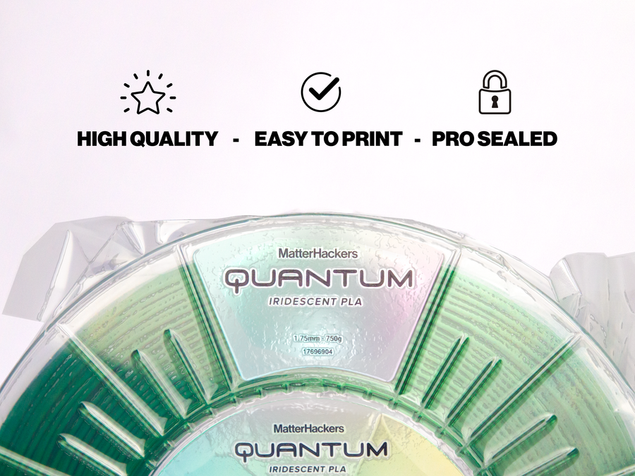 Blue Yellow MatterHackers Quantum PLA Filament - 1.75mm (0.75kg)