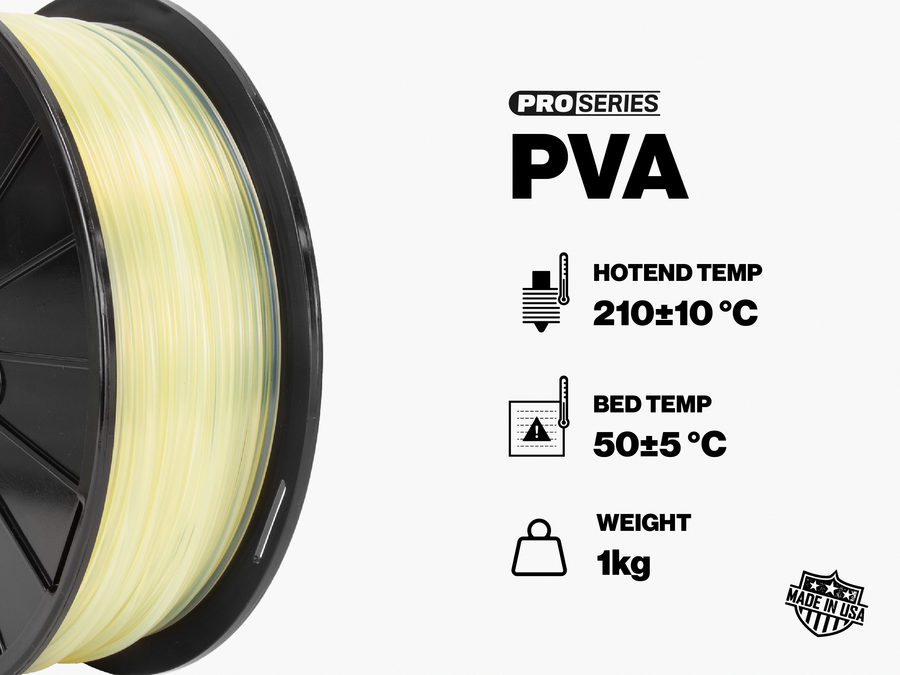 PRO Series PVA Water-Soluble Support Filament - 1.75mm (0.75kg)