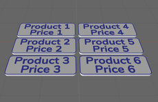 Product Tag -  For 1-1/4" high molding