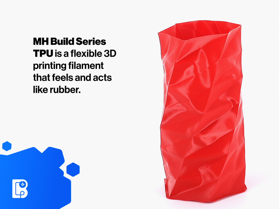 Translucent Green MH Build Series TPU Flexible Filament - 1.75mm (1kg)