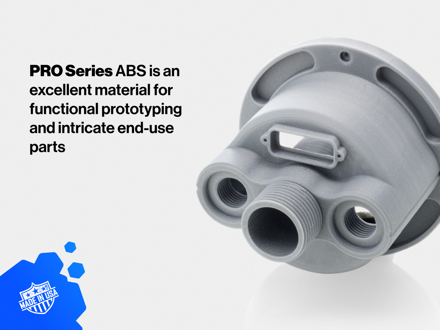 Gray PRO Series ABS Filament - 1.75mm (1kg)