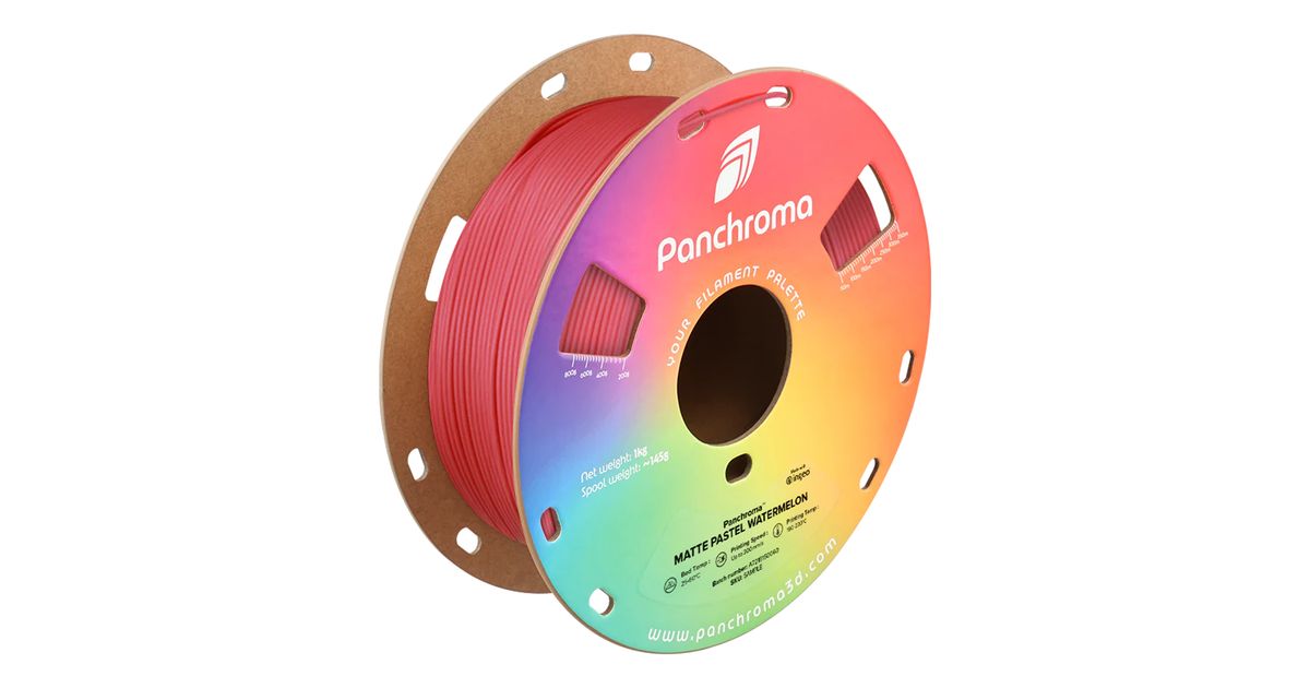 PolyMaker Panchroma Matte Pastel Watermelon PLA Filament - 1.75mm (1kg ...