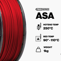 Jet Gray PRO Series ASA Filament - 1.75mm (1kg)