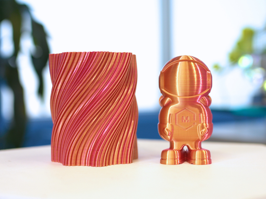 Gold Magenta Silky MH Build Series Magic PLA Filament - 1.75mm (1kg)