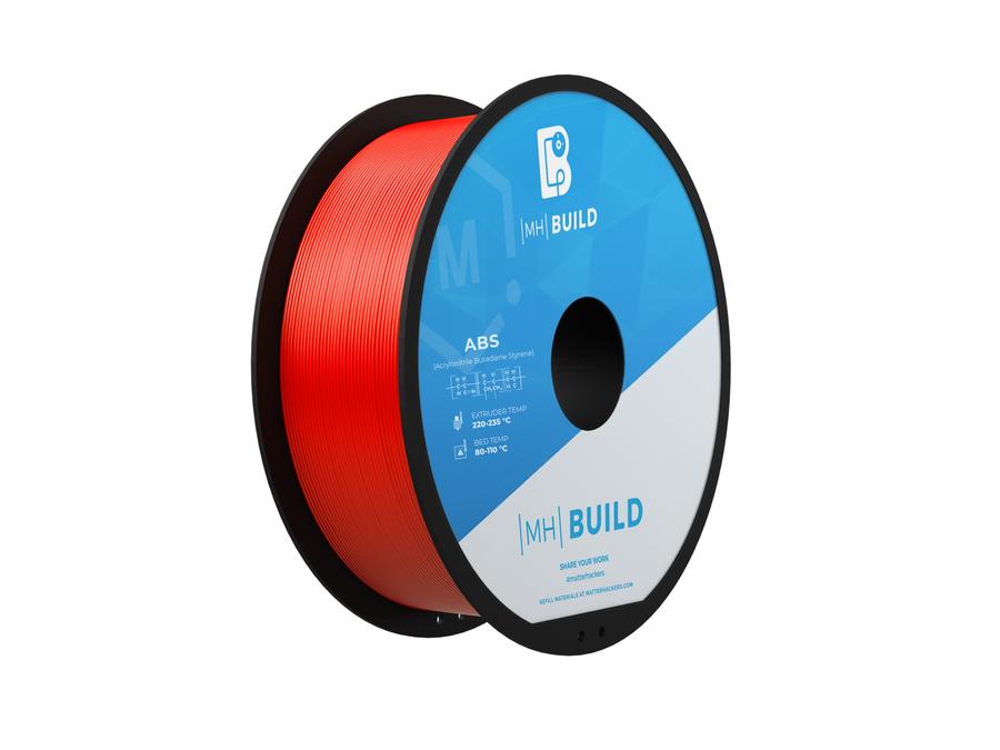 Red MH Build Series ABS Filament - 2.85mm (1kg)
