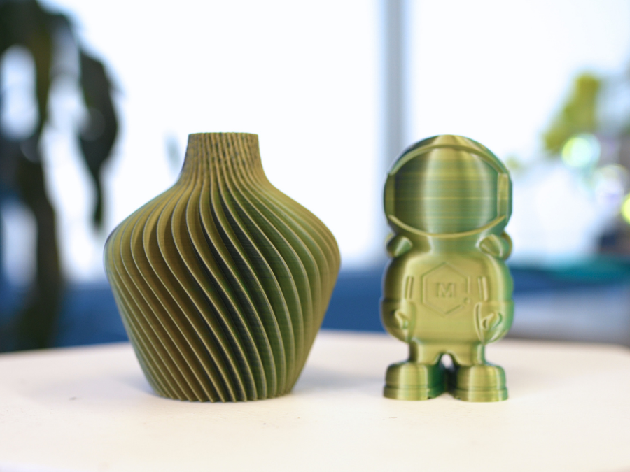 Gold Green Black Silky MH Build Series Magic PLA Filament - 1.75mm (1kg)