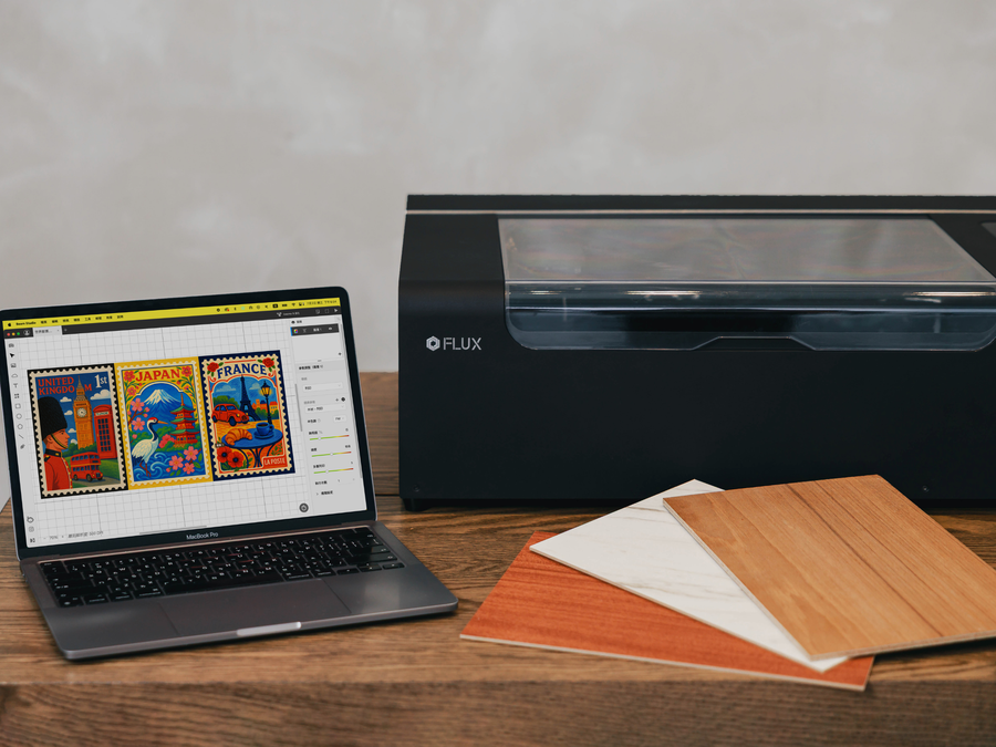 Flux Beamo II Compact C02 Laser Cutter