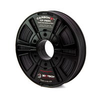 3DXTech CarbonX Black PEEK+CF10 Filament - Pack of 5 - 1.75mm (0.5kg)