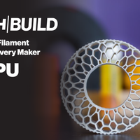 Gray MH Build Series TPU Flexible Filament - 1.75mm (1kg)