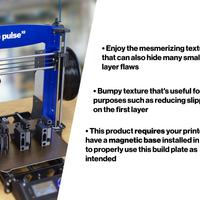 CLEARANCE - LayerLock Powder Coated PEI Build Plate 9.5" x 10"