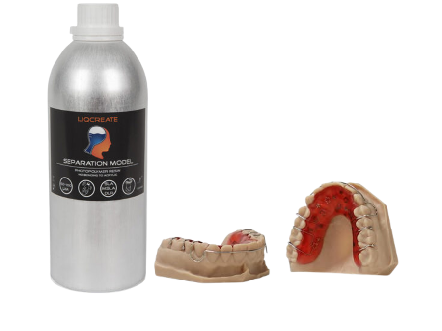 Liqcreate Dental Resin for SLA & DLP 3D Printers - Separation Model (1kg)