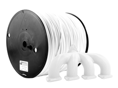 White PRO Series ABS Filament - 1.75mm (10lb)