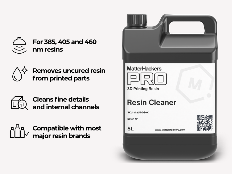 MatterHackers PRO Resin Cleaner Wash 5L Bottle - 1 Bottle