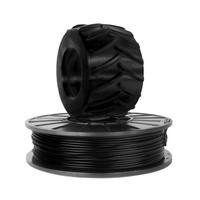 Black PRO Series Flex Filament - 1.75mm Flexible TPE (0.5kg)
