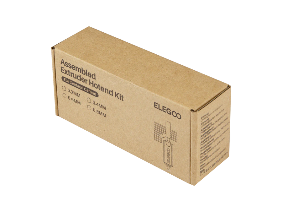 Elegoo Centauri Brass-Hardened Steel Hotend Kit - 0.2mm