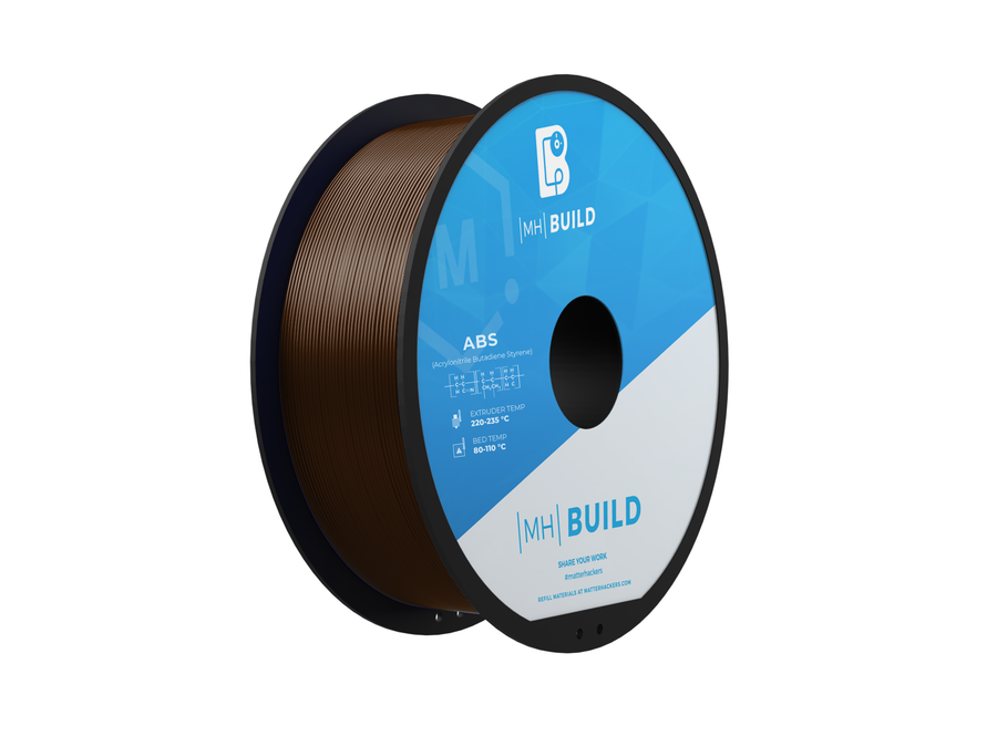 Brown MH Build Series ABS Filament - 1.75mm (1kg)
